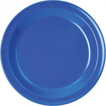 Dessertteller, 19,5cm, Melamin blau